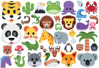 Dėlionė Laukiniai gyvūnai Emoji-puzzle 100d.