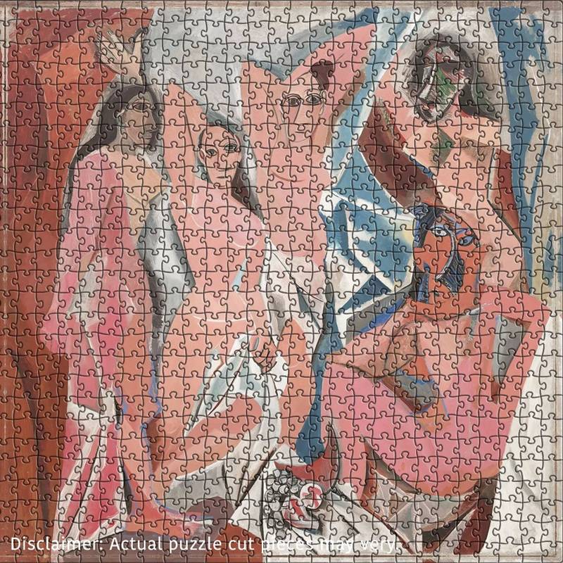 Dėlionė Avinjono damos (The Young Ladies of Avignon arba Les Demoiselles d'Avignon), Pablo Ruiz Picasso 1000