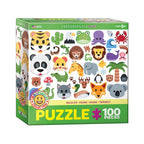 Dėlionė Laukiniai gyvūnai Emoji-puzzle 100d.