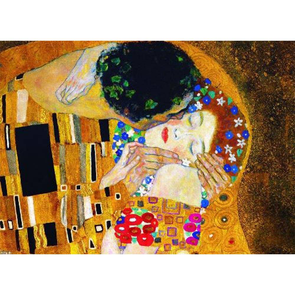 Dėlionė Bučinys (detalė). Gustav Klimt 1000 detalių