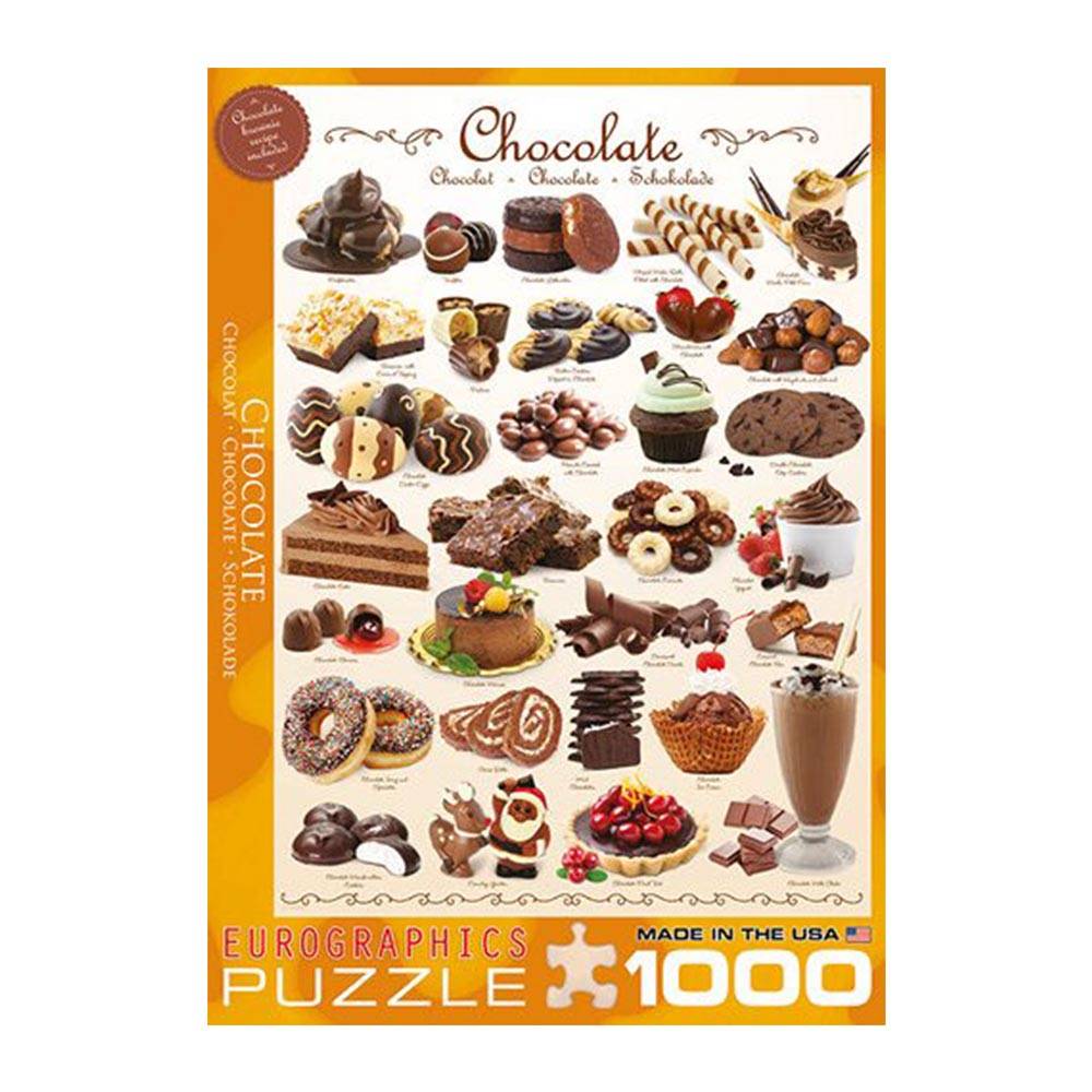 Dėlionė "Šokoladas". 1000 detalių