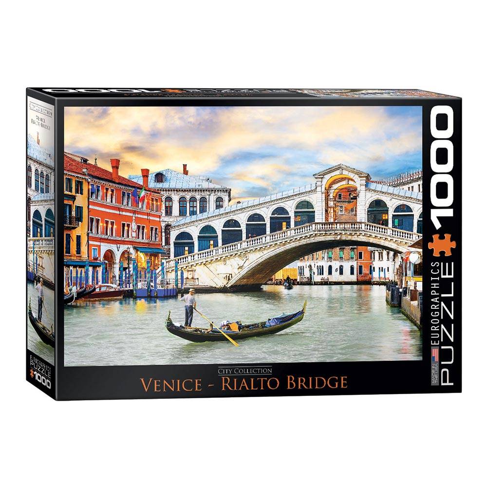 Dėlionė "Venecija - Rialto tiltas" 1000d.