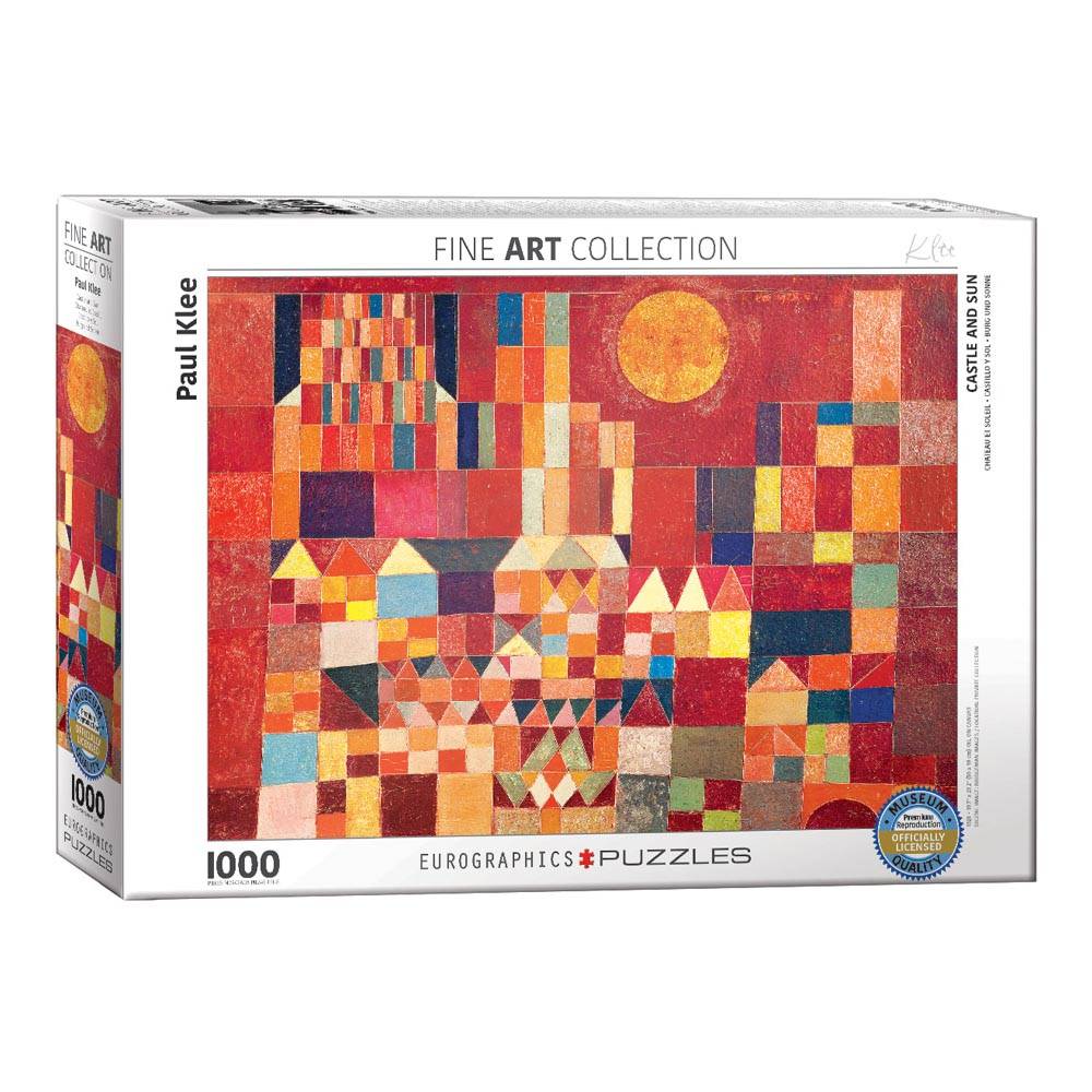 Dėlionė "Pilis ir saulė" Paul Klee 1000d.