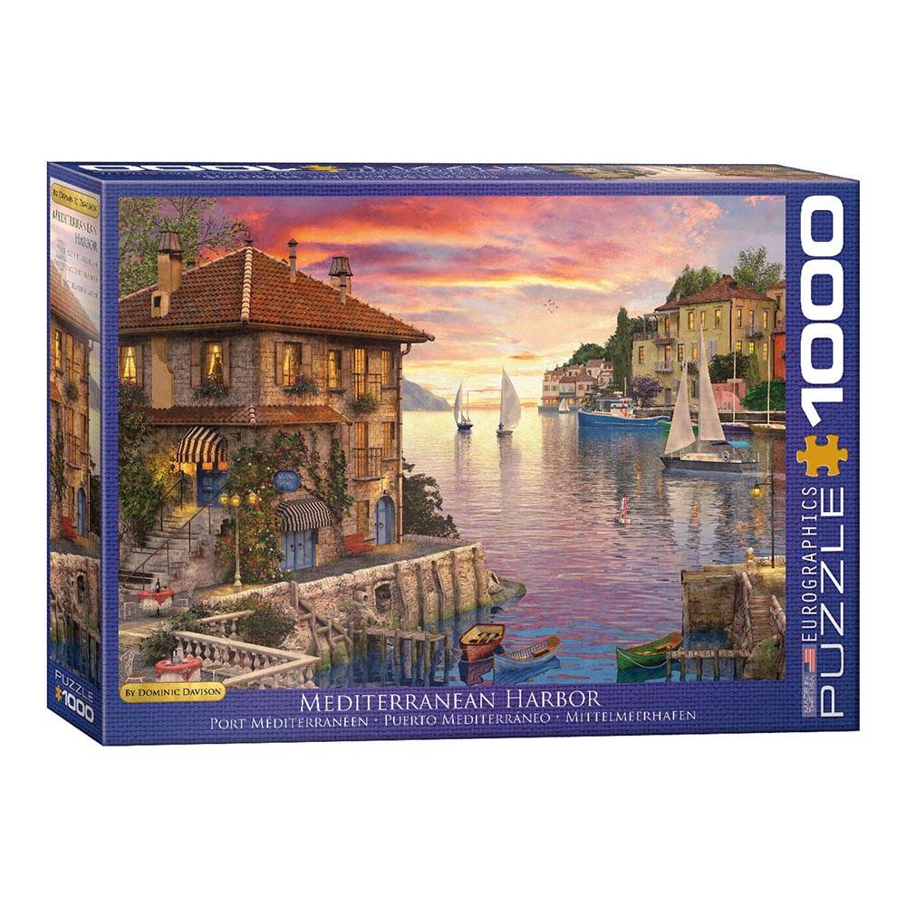 Dėlionė "Viduržemio jūros uostas" 1000d.