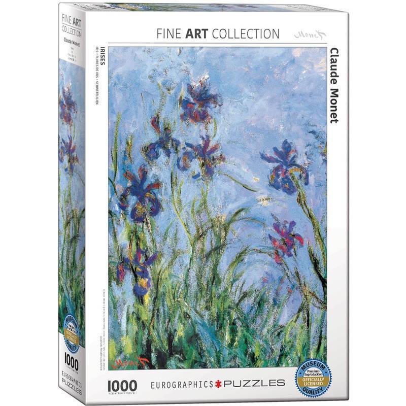 Dėlionė Irisai Claude Monet 1000 detalių