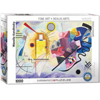 Dėlionė Geltona, Raudona, Mėlyna. Wassily Kandinsky 1000