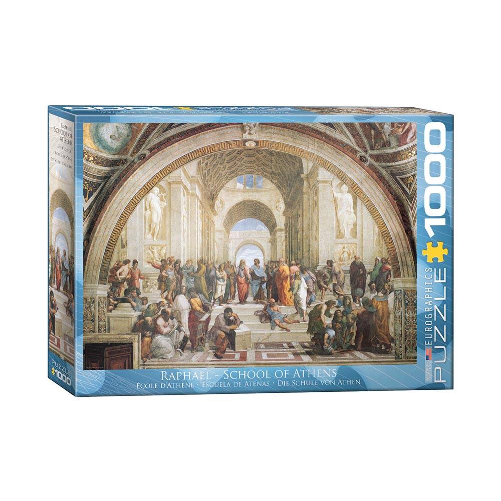 Dėlionė Atėnų mokykla. Raffaello Sanzio, Raphael 1000 detalių