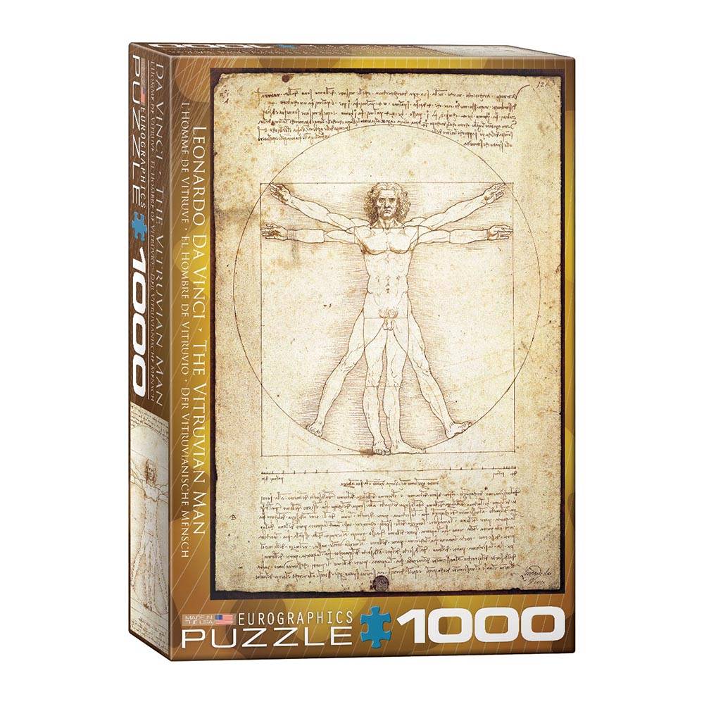 Dėlionė "Vitruvijaus žmogus" Leonardo Da Vinci