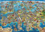 Dėlionė Pašėlęs Europos žemėlapis 2000