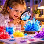 CRYSTAL GROWING jaunojo chemiko kristalų auginimo rinkinys