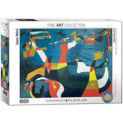 Dėlionė Nuryti, meilė Joan Miro 1000d.
