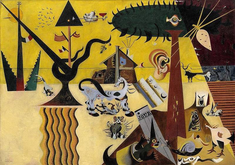 Dėlionė Žemės dirbimo laukai Joan Miro 1000d.