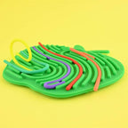 Silikoninė sensorinė užsiėmimų lentutė Obuolys 17cm