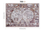 Medinė dėlionė Tyrinėjimų žemėlapis 750 detalių