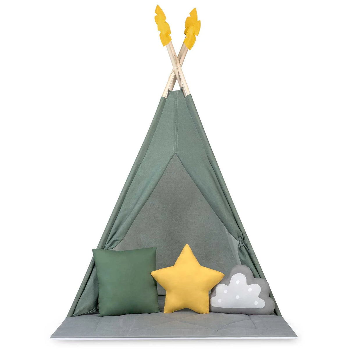 Vaikiška tipi palapinė Nukido NK-406 – žalia