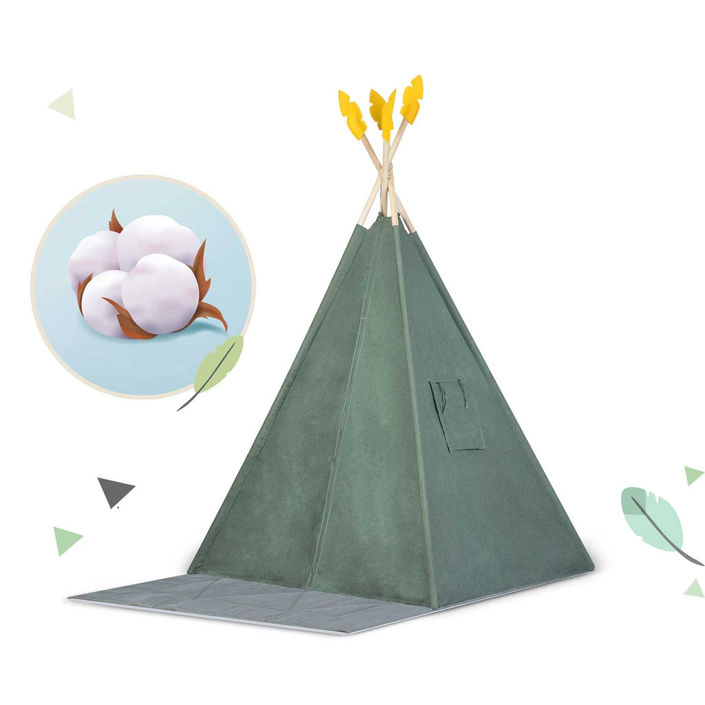 Vaikiška tipi palapinė Nukido NK-406 – žalia