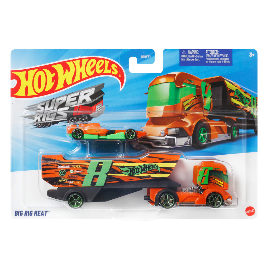 HOT WHEELS transporterio ir automodeliuko rinkinys (BDW51)