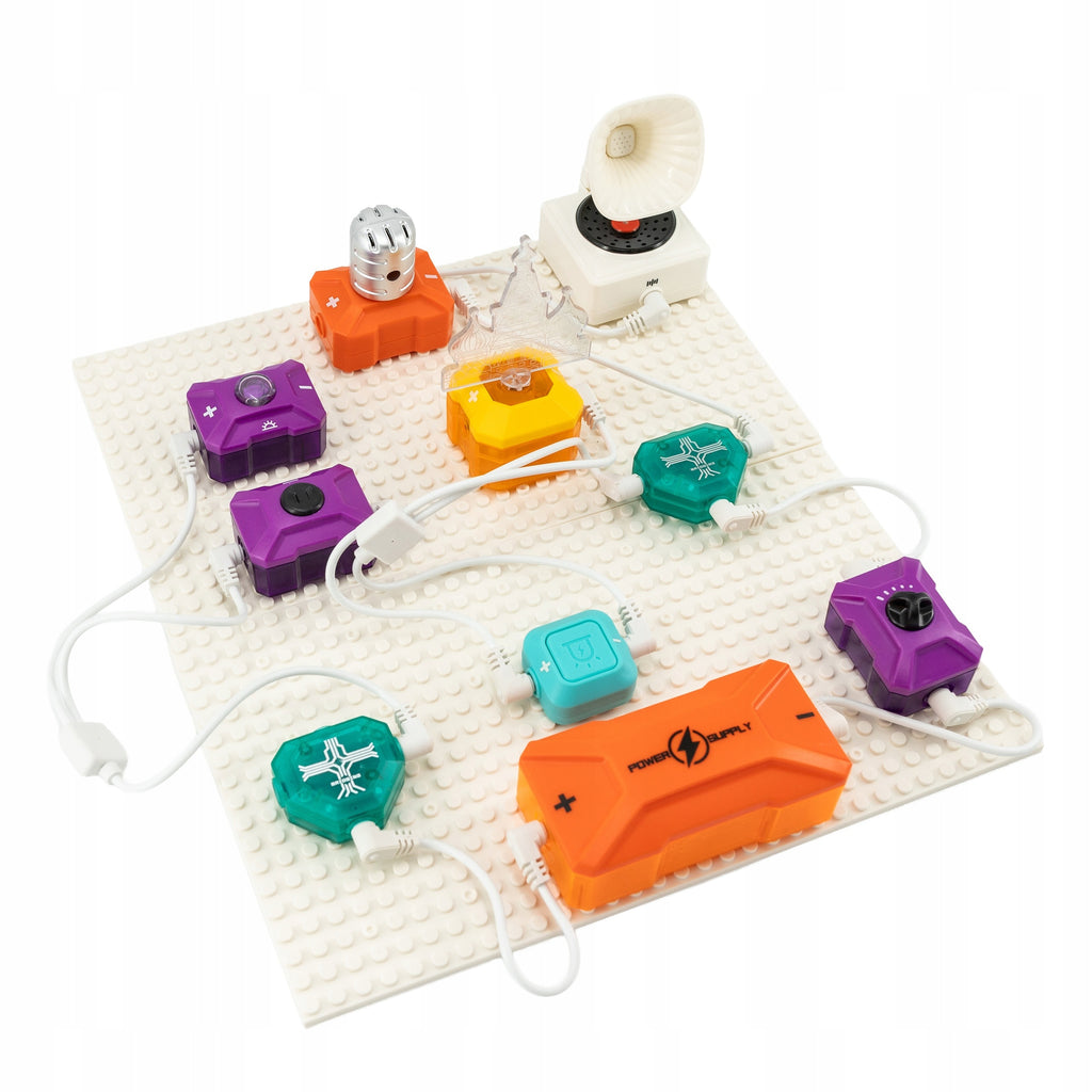 click4TOYS SCIENCE CIRCUIT BLOCK elektronikos konstruktorius, 450+ eksperimentų