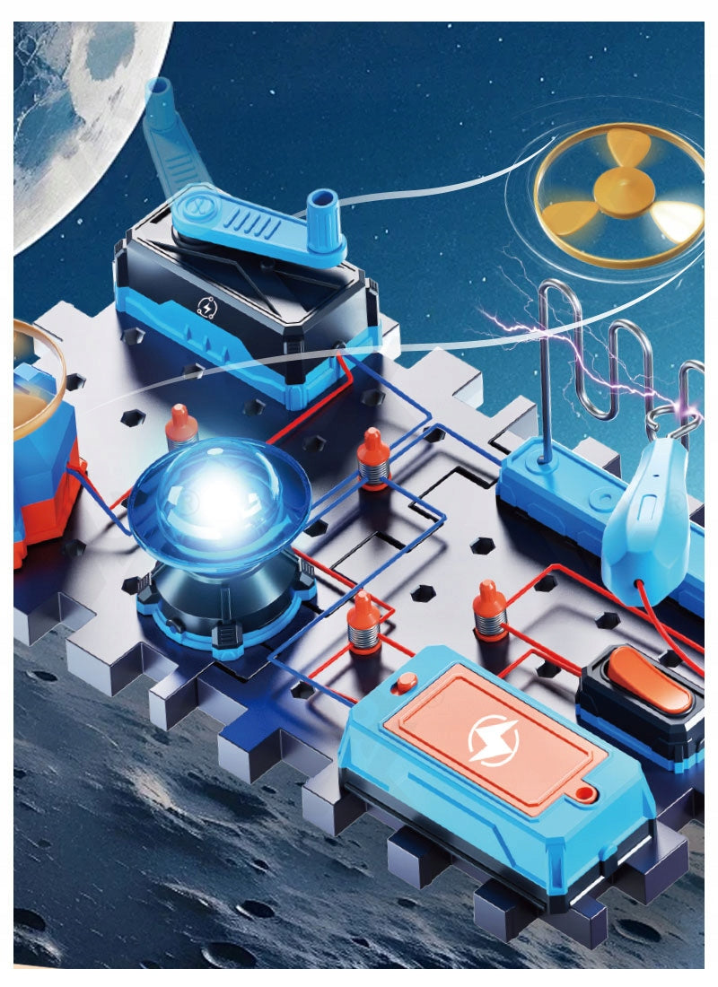 click4TOYS SCIENCE ELECTRONICS elektronikos rinkinys su vėjo malūnėliu