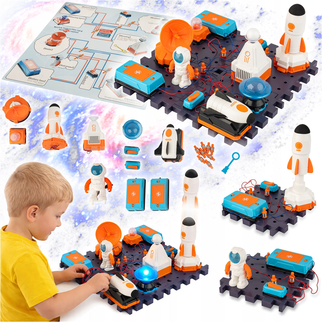 ELECTRONIC BUILDING BLOCKS SPACE elektronikos konstruktorius XXL