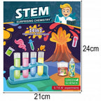 STEM Surprising Chemistry rinkinys su ugnikalniu, 14 eksperimentų