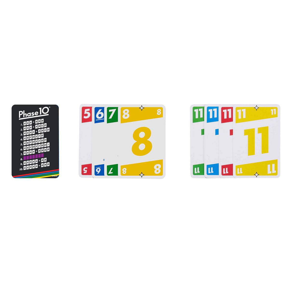 UNO PHASE 10 – sutampančių kortų žaidimas (FFY05)