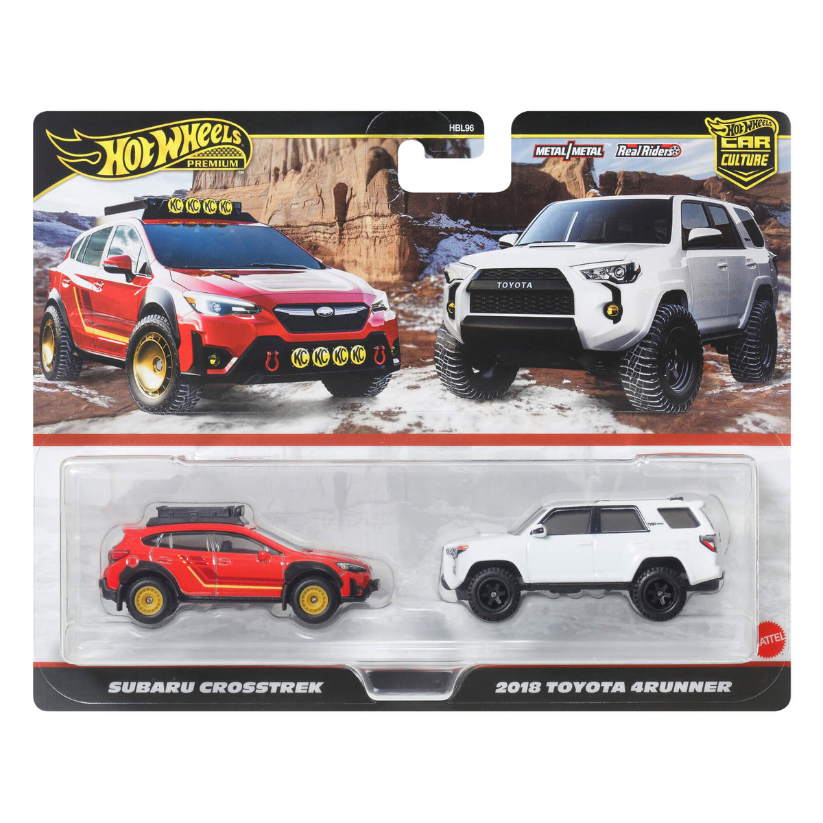 HOT WHEELS PREMIUM dviejų automodeliukų rinkinys – Car Culture (HBL96)