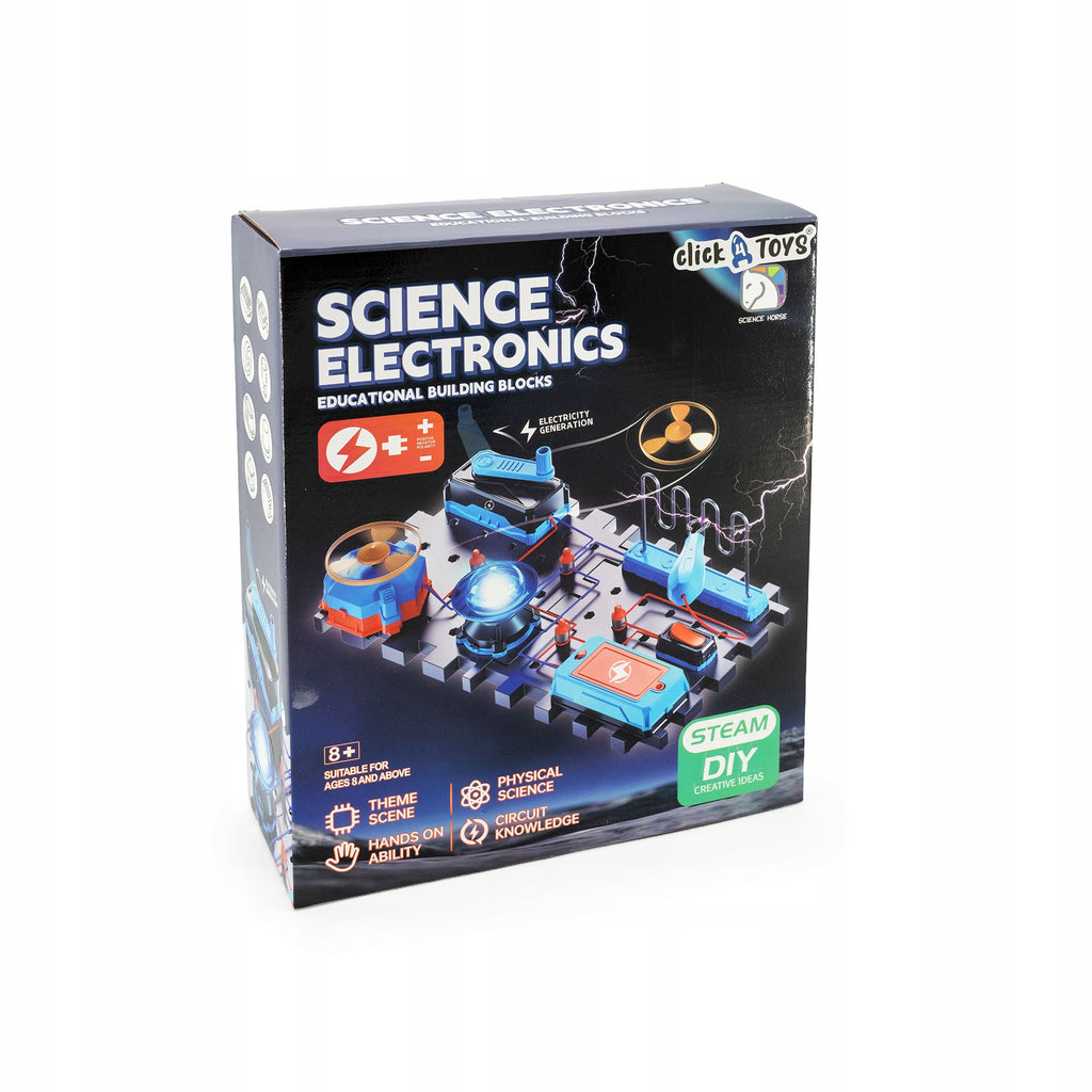 click4TOYS SCIENCE ELECTRONICS elektronikos rinkinys su vėjo malūnėliu