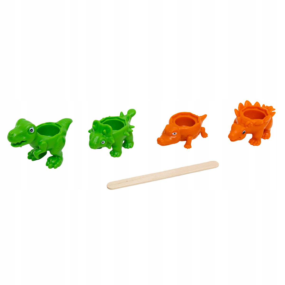 click4TOYS STEM Dinosaur Crystal kristalų auginimas ant dinozaurų, 4 vnt.