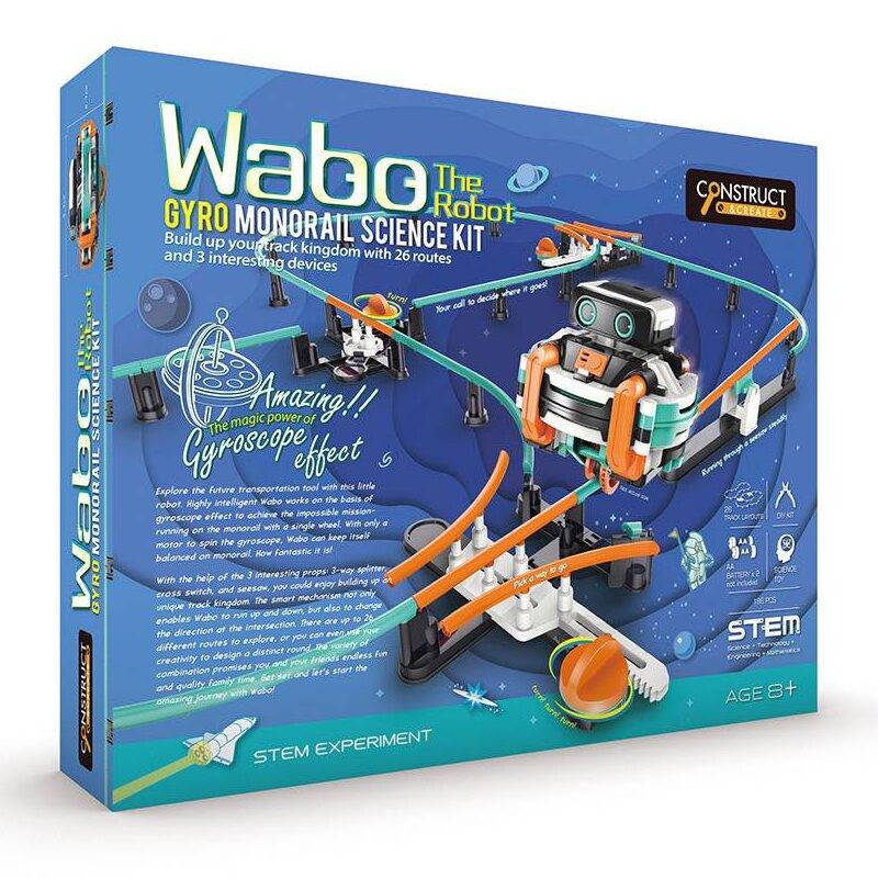 Konstruktorius robotas Wabo 26 maršrutai