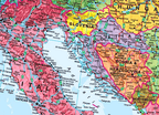 Europos politinis žemėlapis 100x139cm, 1:4,2 mln, laminuotas, su metaliniais laikikliais