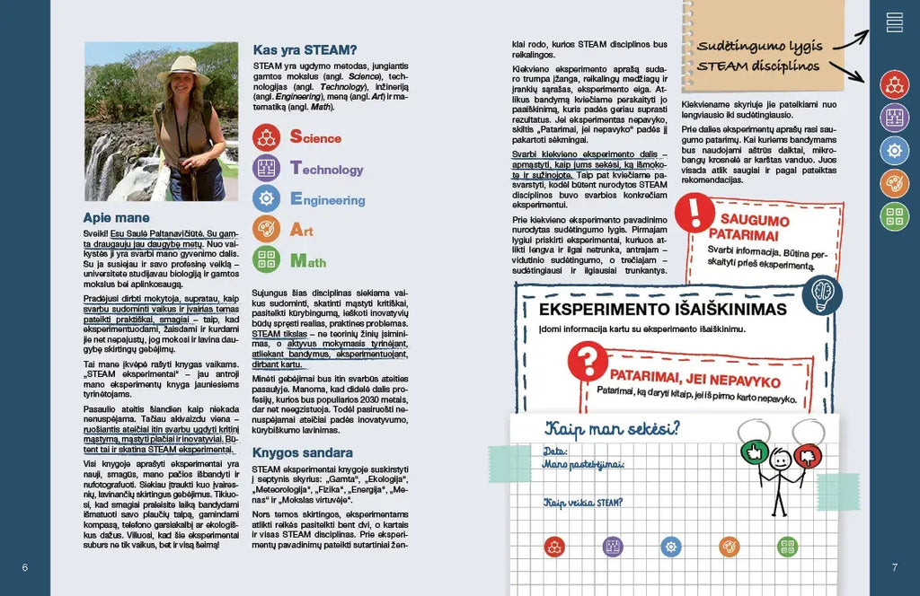 Knyga „STEAM eksperimentai“
