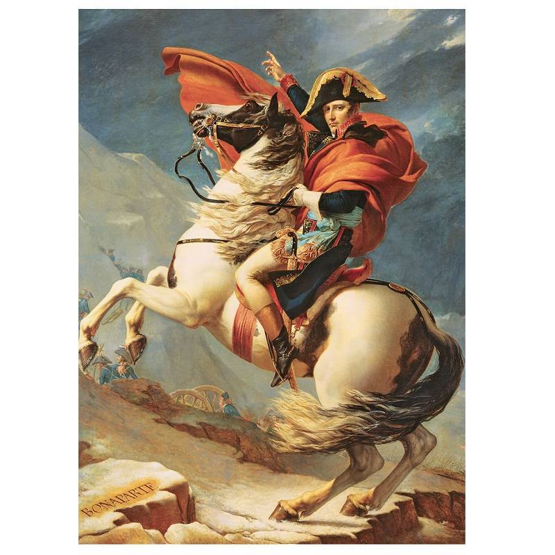 Dėlionė Napoleonas, kertantis Alpes, 1000