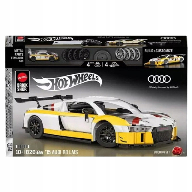 Mattel Brick Shop Hot Wheels Audi R8 LMS JFT18