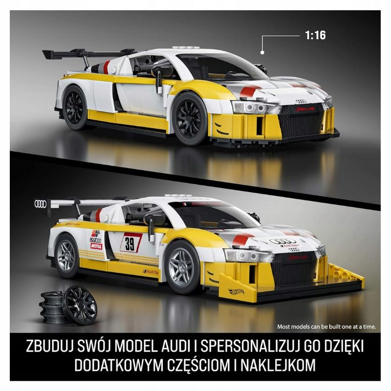 Mattel Brick Shop Hot Wheels Audi R8 LMS JFT18