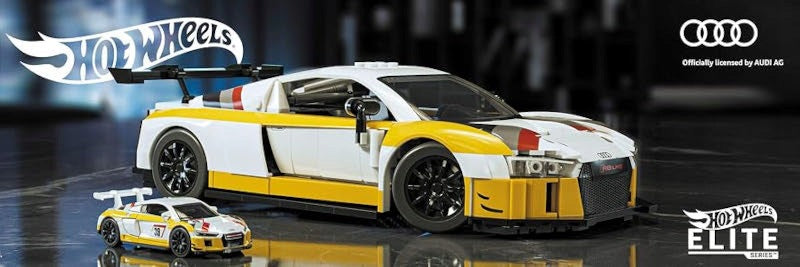 Mattel Brick Shop Hot Wheels Audi R8 LMS JFT18