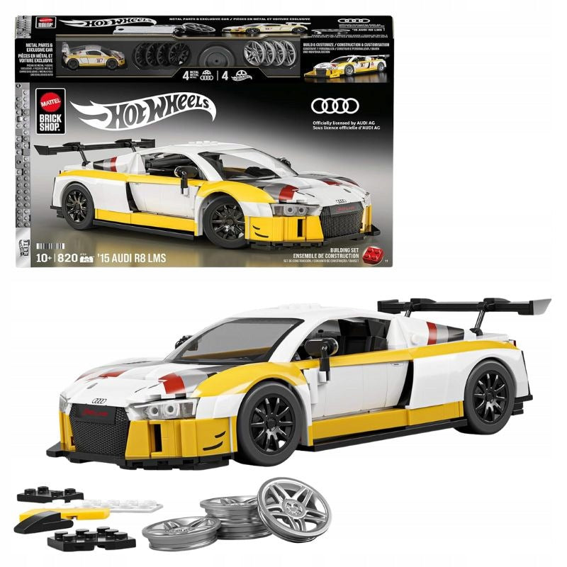 Mattel Brick Shop Hot Wheels Audi R8 LMS JFT18