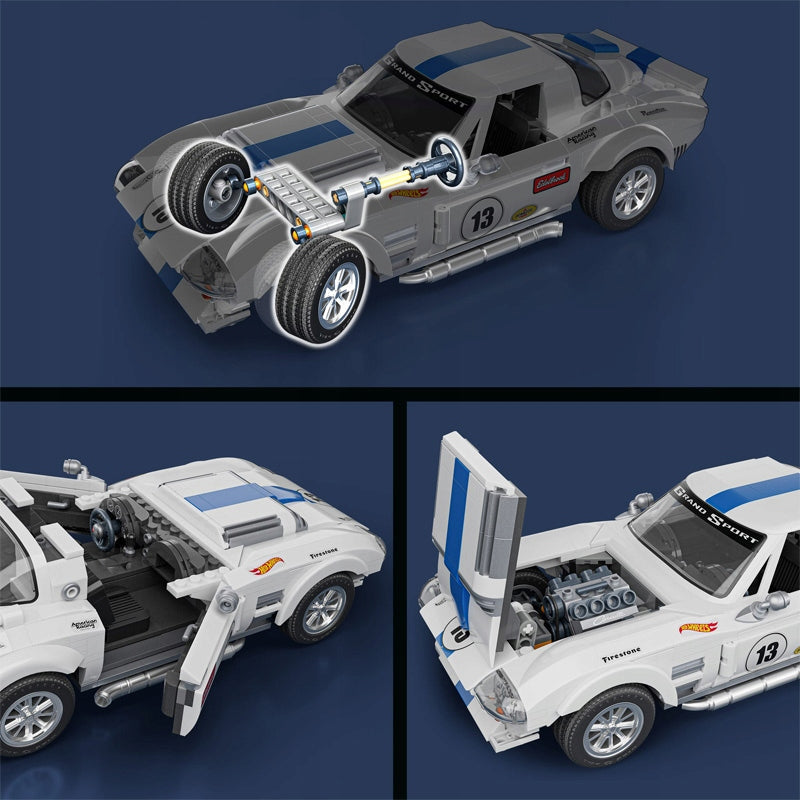 Mattel Brick Shop Hot Wheels Corvette Grand Sport JGR31