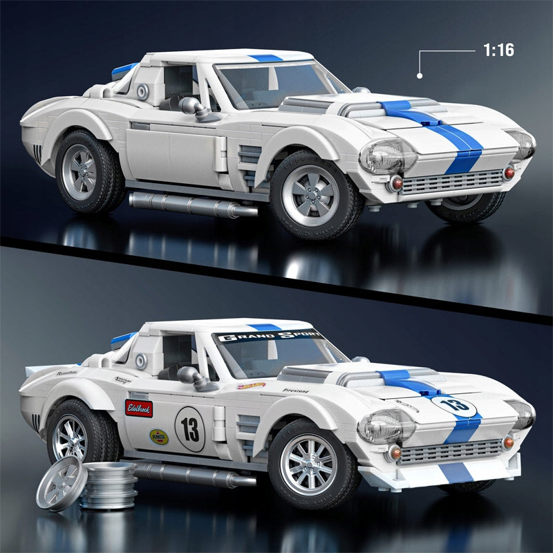 Mattel Brick Shop Hot Wheels Corvette Grand Sport JGR31