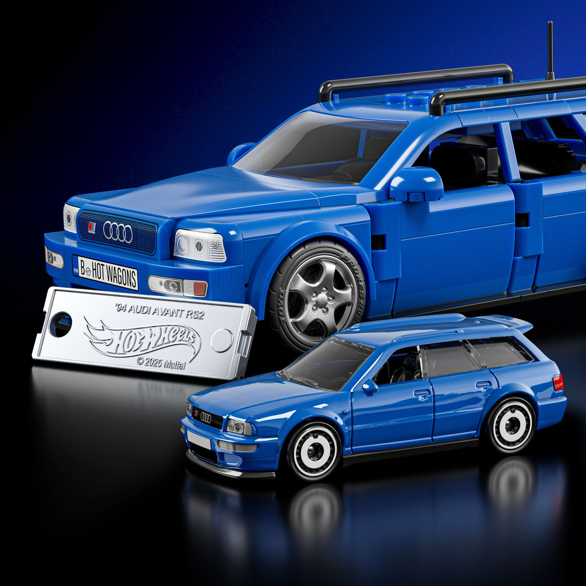Mattel Brick Shop Hot Wheels Audi Avant RS2 JGR28