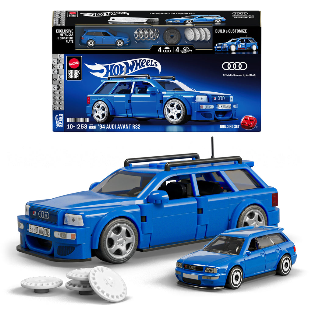 Mattel Brick Shop Hot Wheels Audi Avant RS2 JGR28