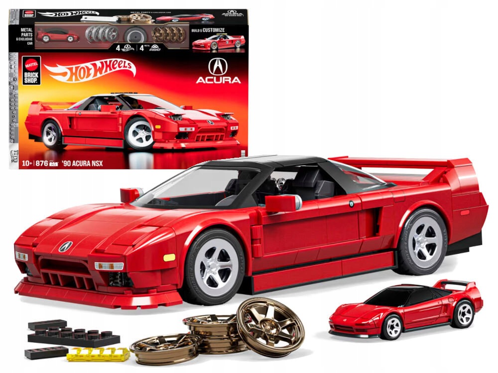 Mattel Brick Shop Hot Wheels Acura NSX JFT17