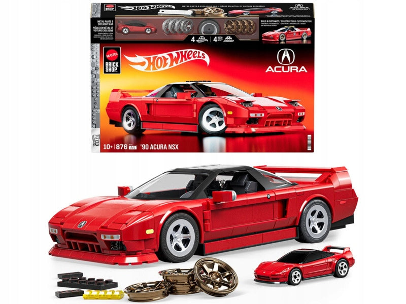 Mattel Brick Shop Hot Wheels Acura NSX JFT17