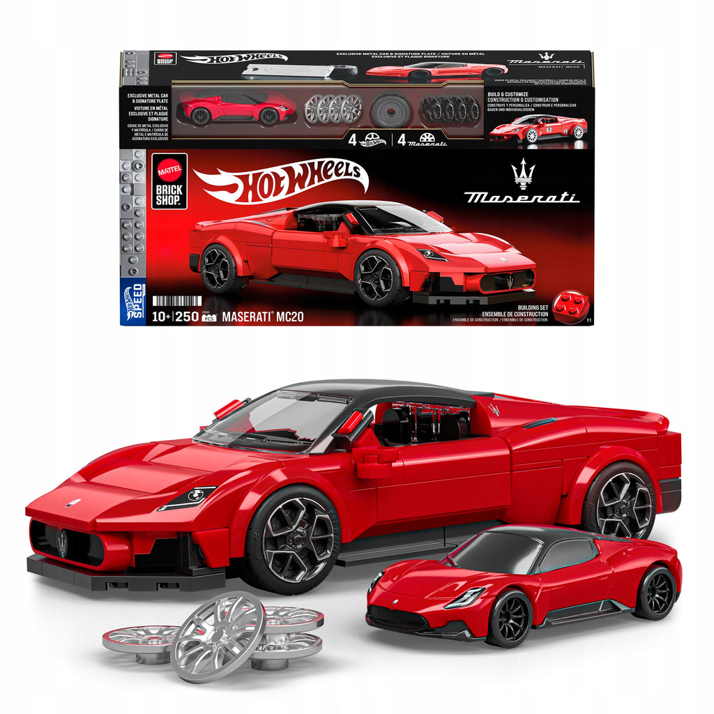 Mattel Brick Shop Hot Wheels Maserati MC20 JFR90