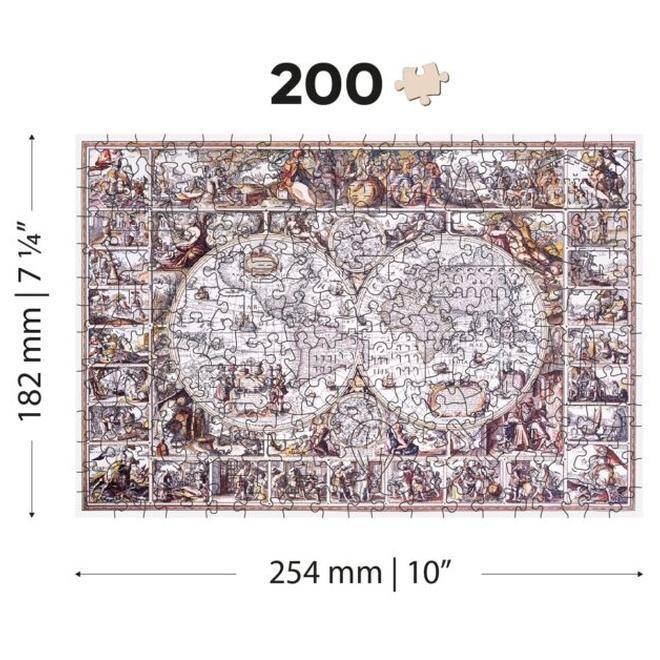 Medinė dėlionė Didžiųjų geografinių atradimų amžius 200