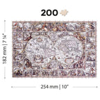 Medinė dėlionė Didžiųjų geografinių atradimų amžius 200