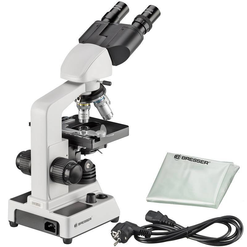 Mikroskopas Researcher Bino 40x-1000x su priedais