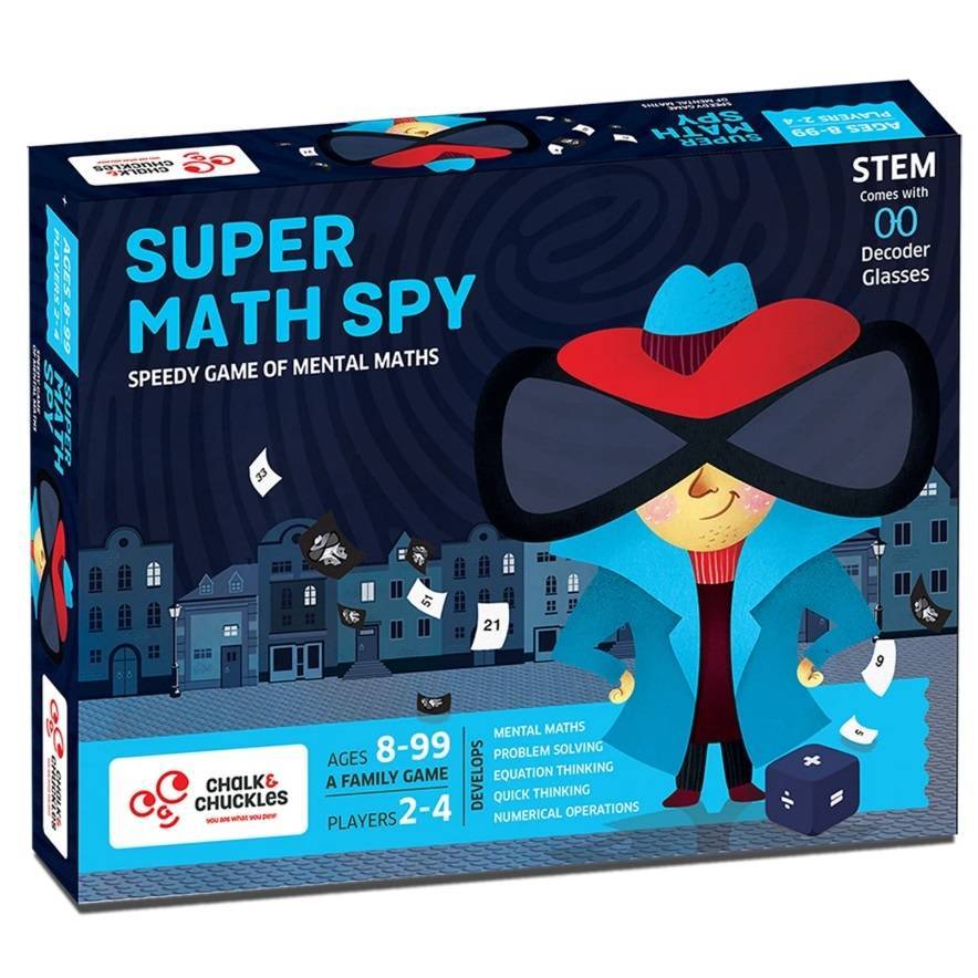 Stalo žaidimas Super matematikos šnipas lietuvių kalba 2-4 žaidėjai