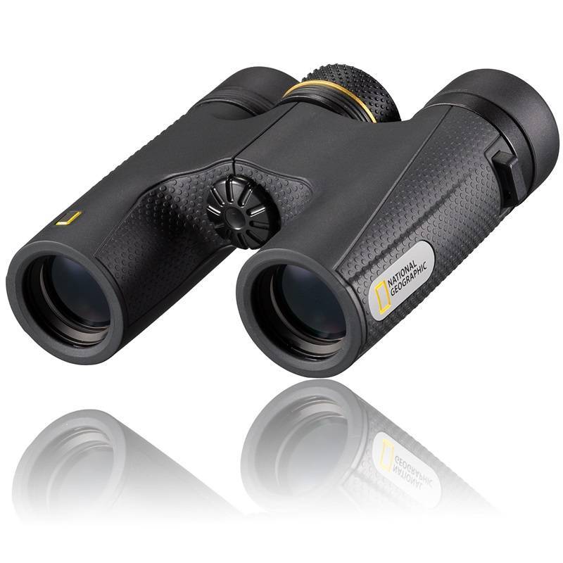 Žiūronai kišeniniai National Geographic 10x25 su aukštos kokybės BaK-4 prisme