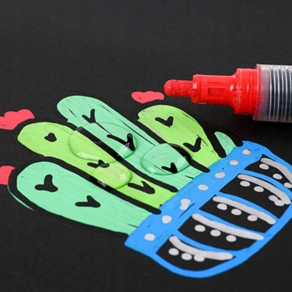 Akrilinis flomasteris „UPAI“ – baltos spalvos, 4 mm, 15 cm